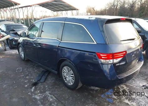 2015 Honda Odyssey Lx from USA, damaged, VIN 5FNRL5H26FB044757